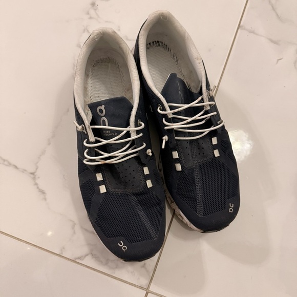 On Running Other - On Running Men's Navy and White Athletic Shoes Size 9.5